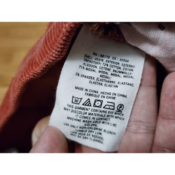 Anthropologie Pilcro and the Letterpress Orange Corduroy Wide Legs Pant Size 29 - Picture 4 of 10